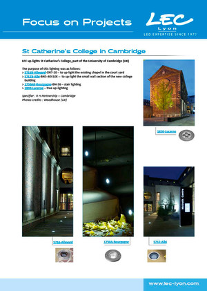 LEC Focus on Projects | St Catherine’s College in Cambridge