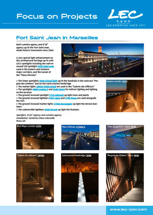 LEC Focus on Projects | Fort Saint Jean in Marseilles