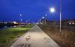 Pedestrian cyclepath, Le Havre (France)